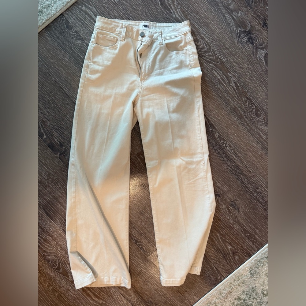 PAIGE Light Cream Denim